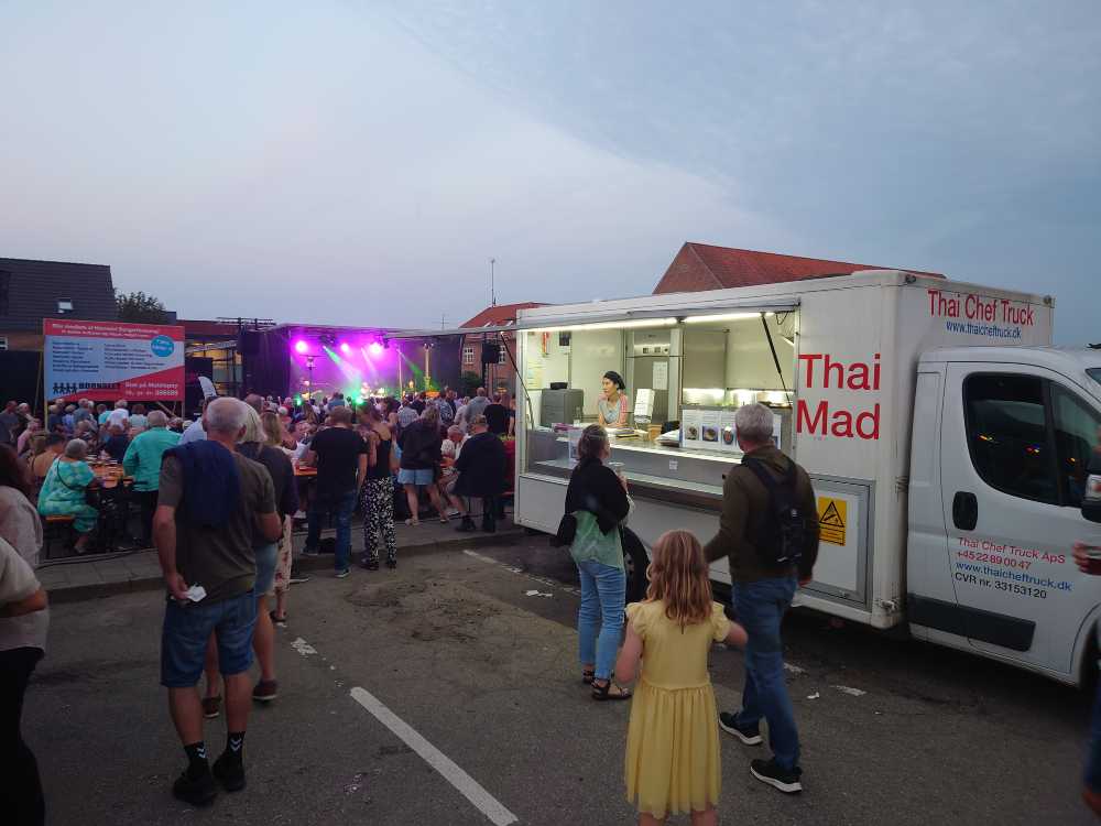 Foodtruck ved Hornslet Byfest 2024
